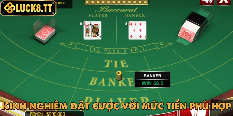 Quản lý tài chính thông minh là kinh nghiệm chơi Baccarat hay